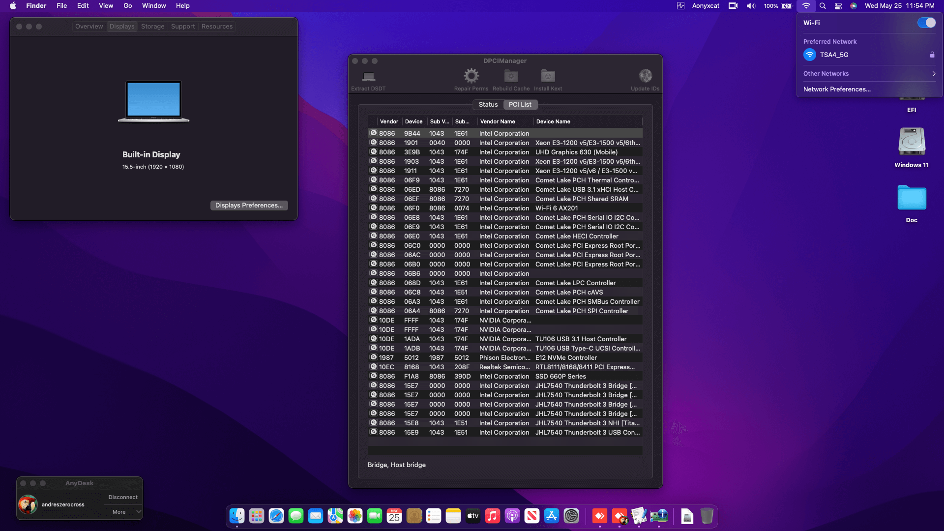 Asus ROG Zephyrus M15 GU502LW I7R7C8T [Cometlake   Intel UHD 10Th Gen + I2C]   OpenCore 2